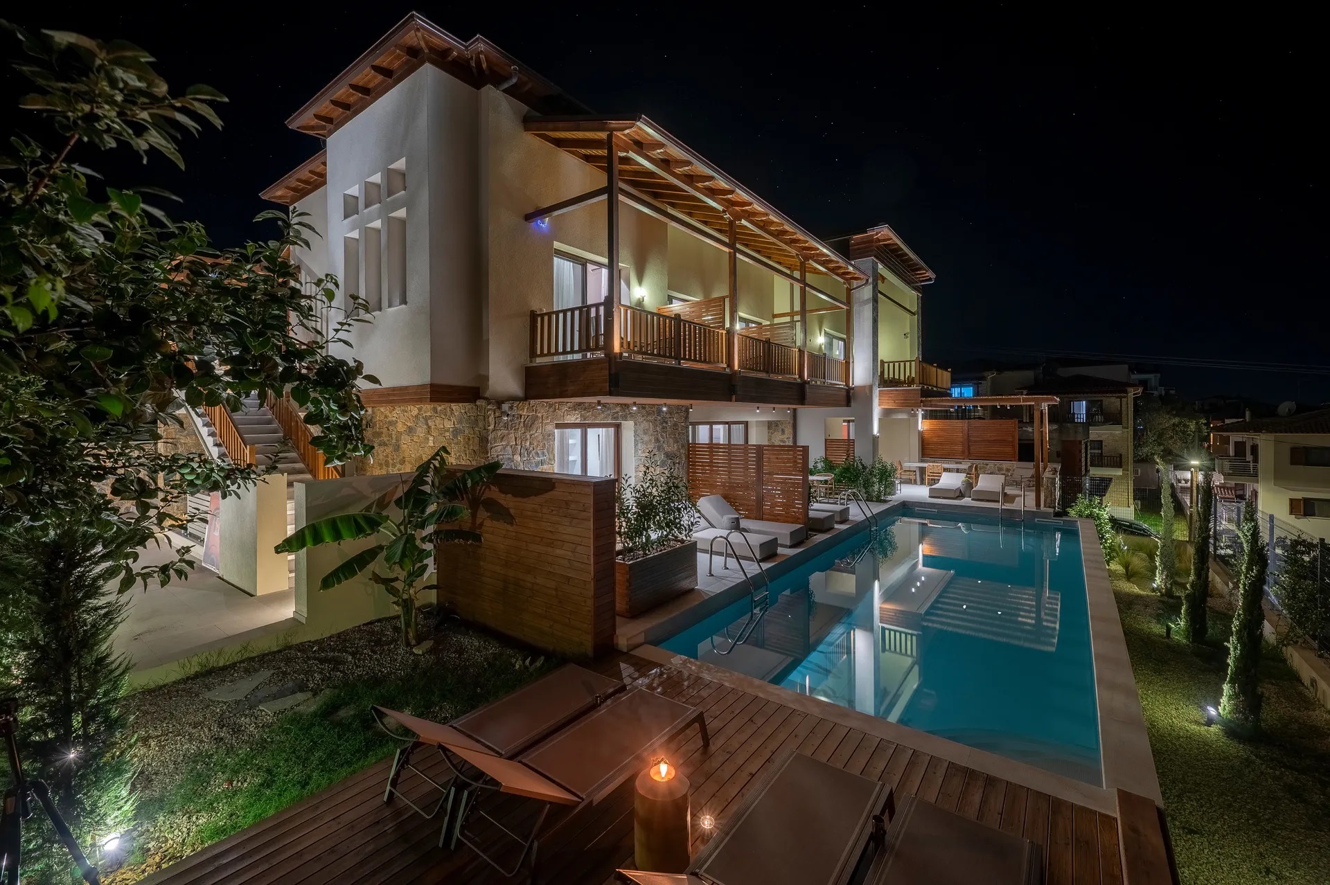 Anime Residence Halkidiki-Nocni izgled.jpg