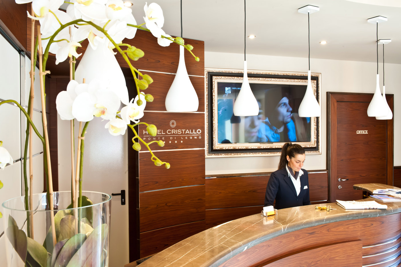Hotel Garni Cristallo recepcija