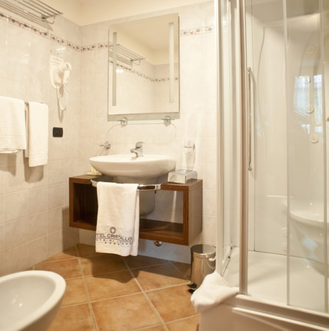 Hotel Garni Cristallo kupatilo