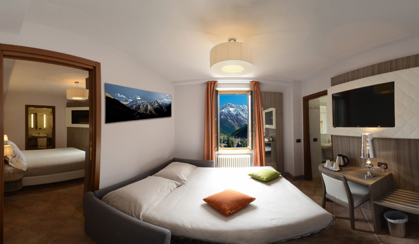 Hotel Garni Cristallo porodična soba