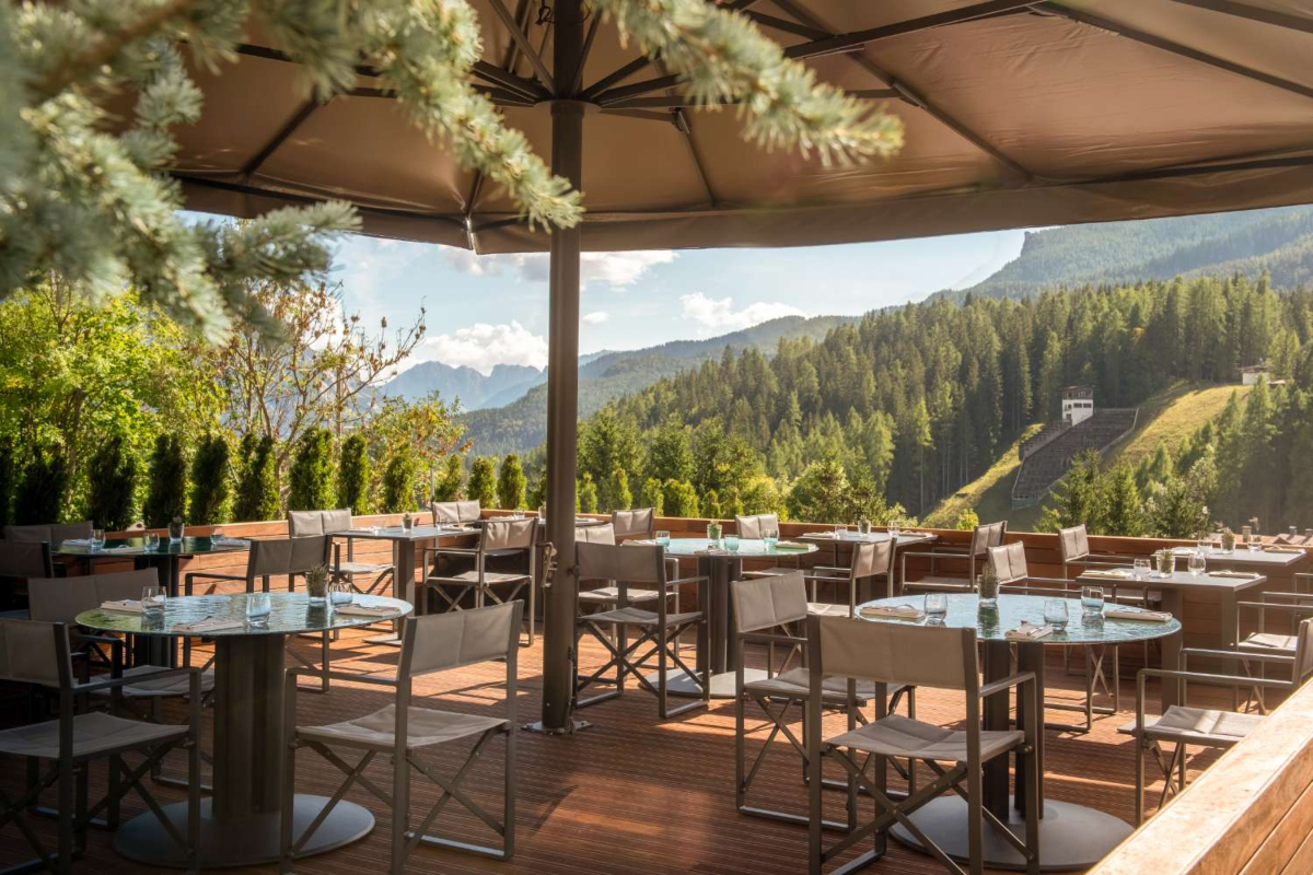 Faloria Moutain Spa Resort terasa hotela