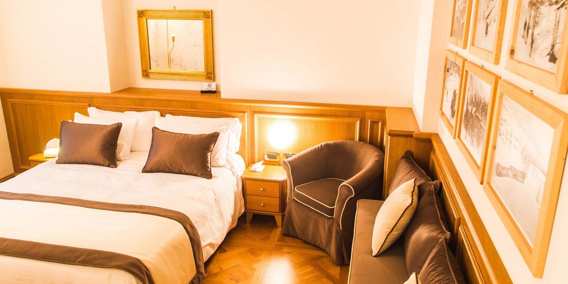 Ambra Cortina Luxury & Fashion Boutuque Hotel conte max spavaća soba