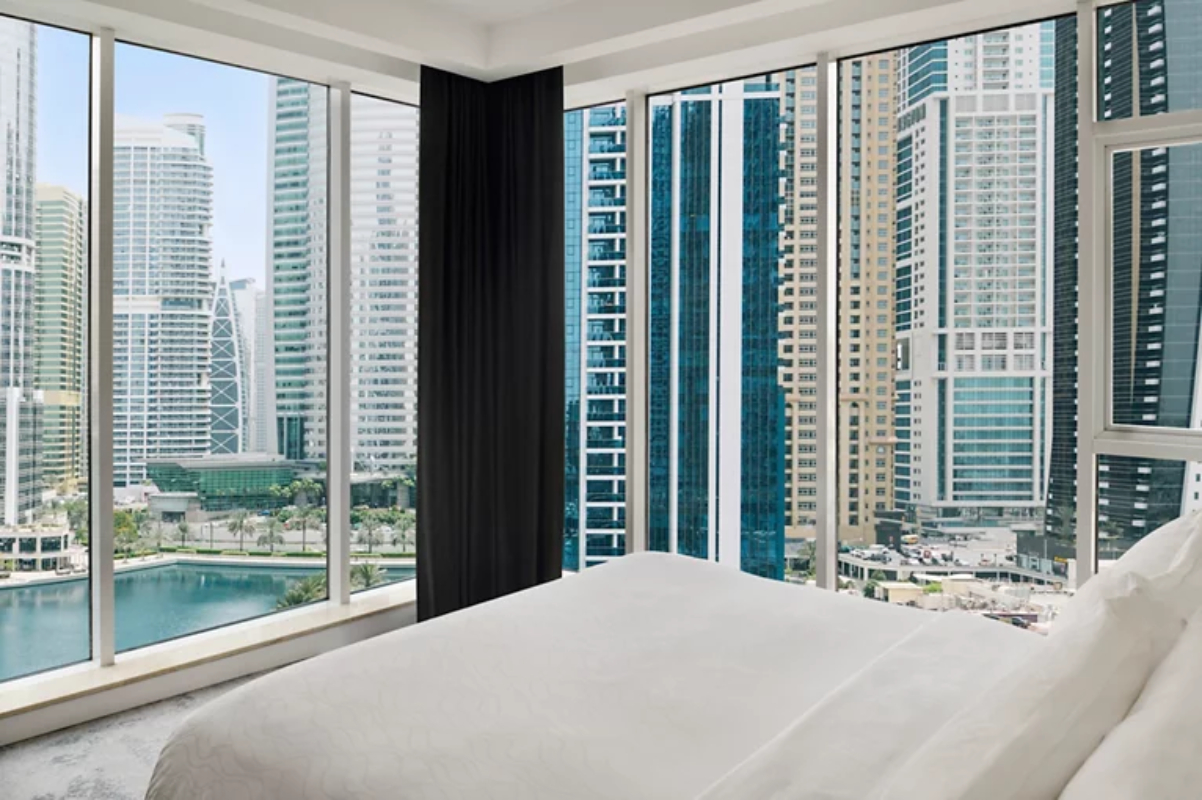 Movenpick Jumeirah Lake Towers Hotel premium suite.jpg