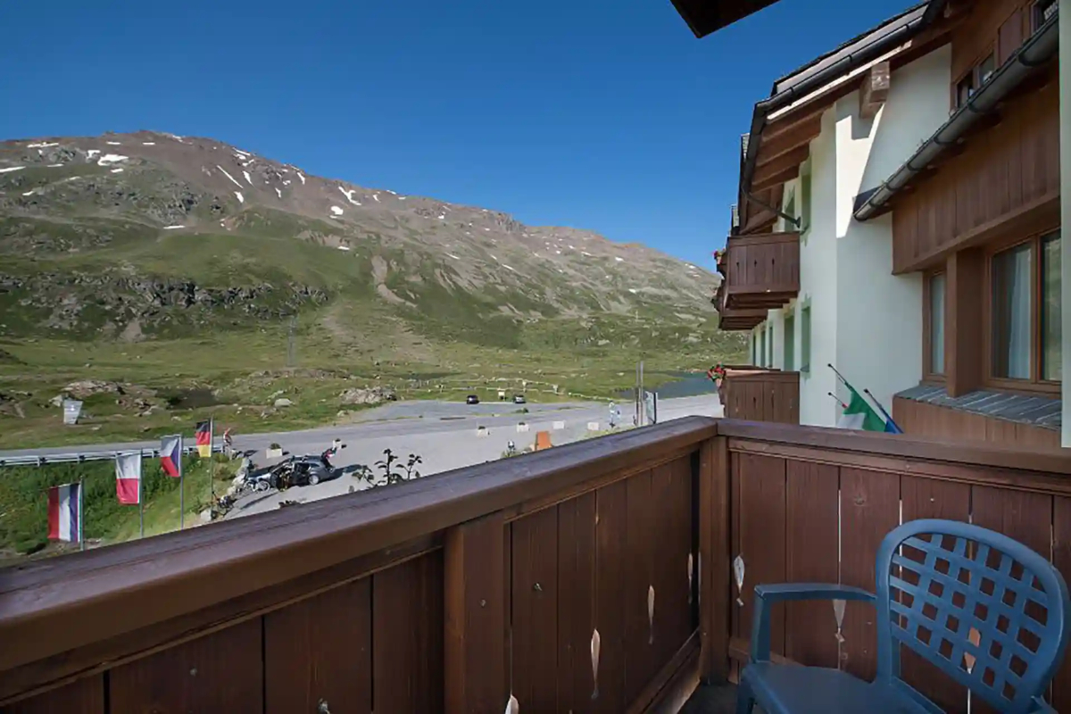 Hotel Interalpen balkon