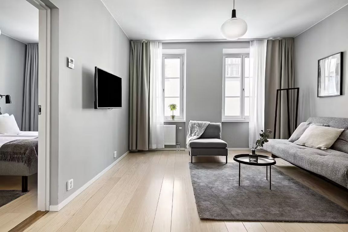 Forenom Apartments Stockholm Johannesgatan-Jednosoban apartman sa balkonom.jpg