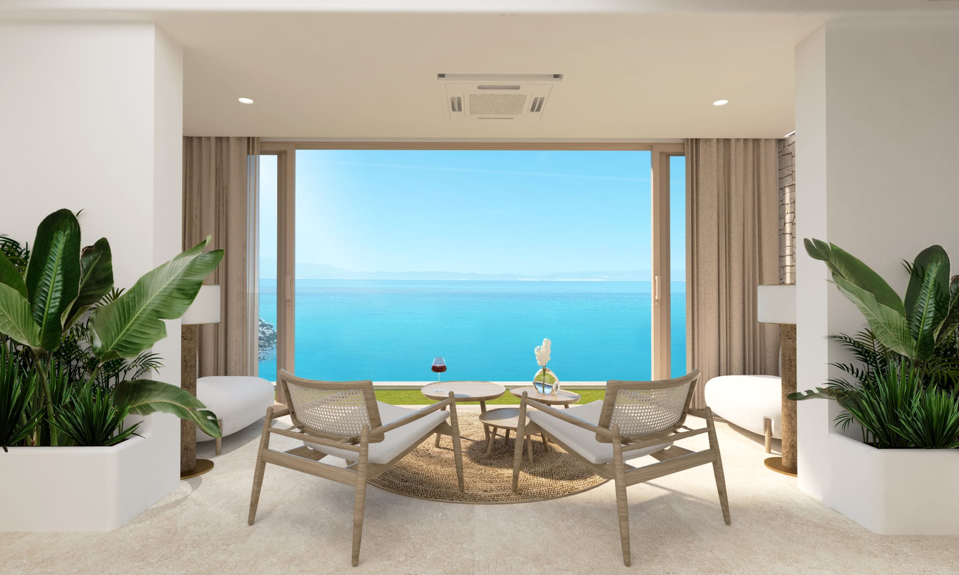 Byblos Luxury Villas pogled sa terase