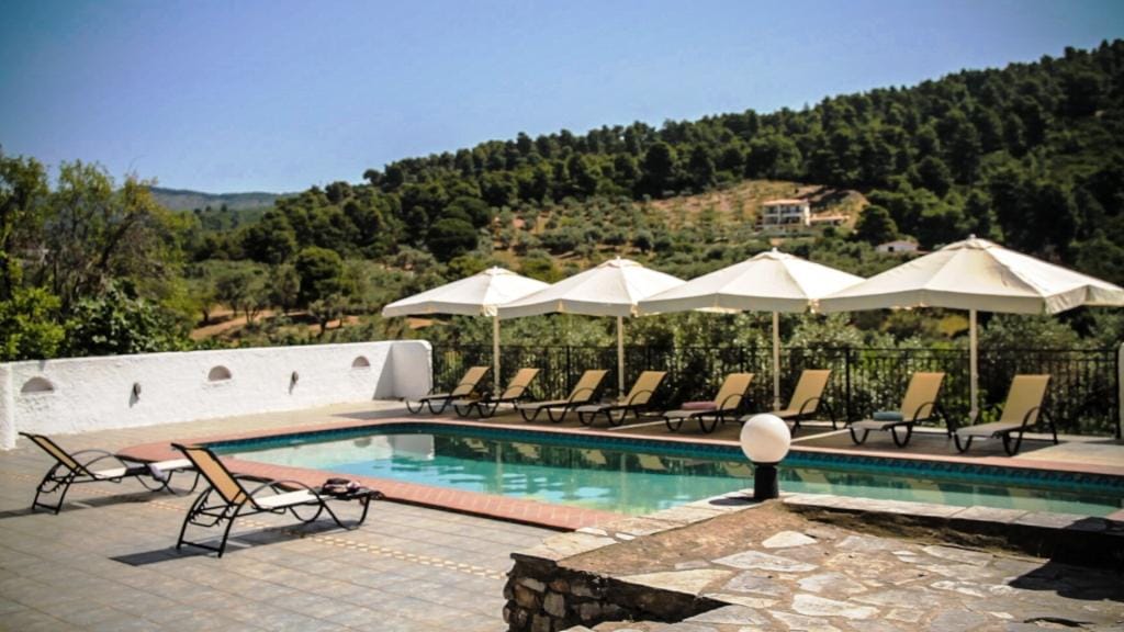 Villa Albanis Skiathos izgled bazena