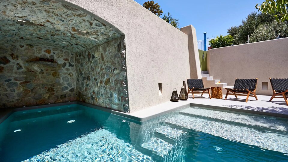 Aeon Suites Santorini izgled bazena