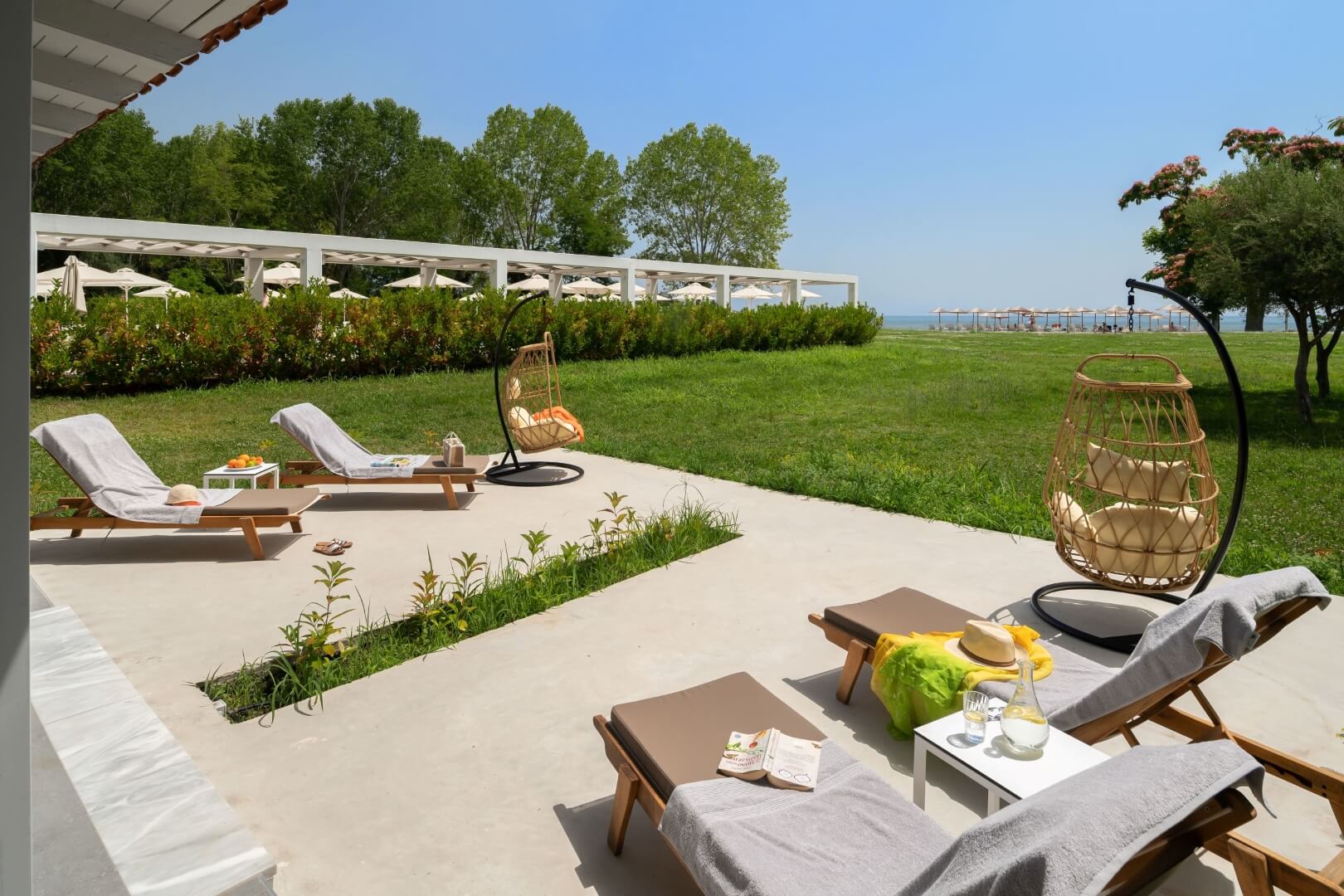 Hotel Olympios Zeus room garden.jpg
