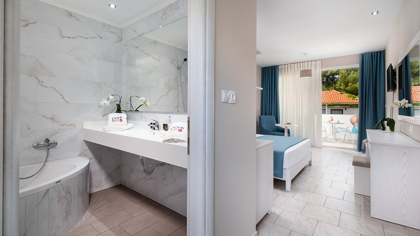 Hotel Porfi Beach bathroom.jpg