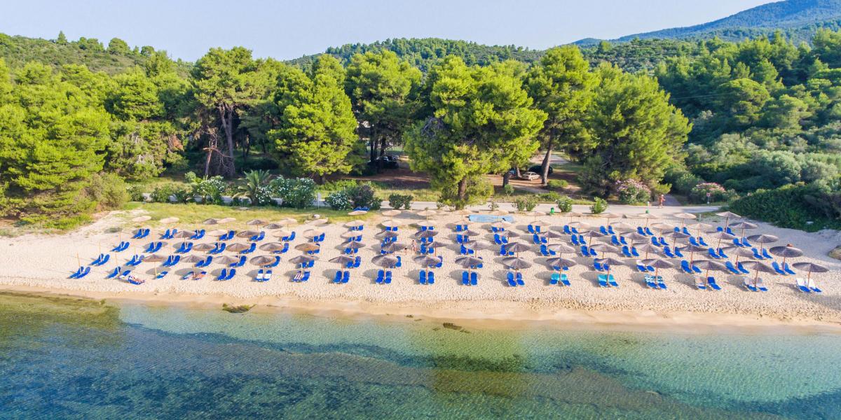 Hotel Poseidon Resort beach.JPG