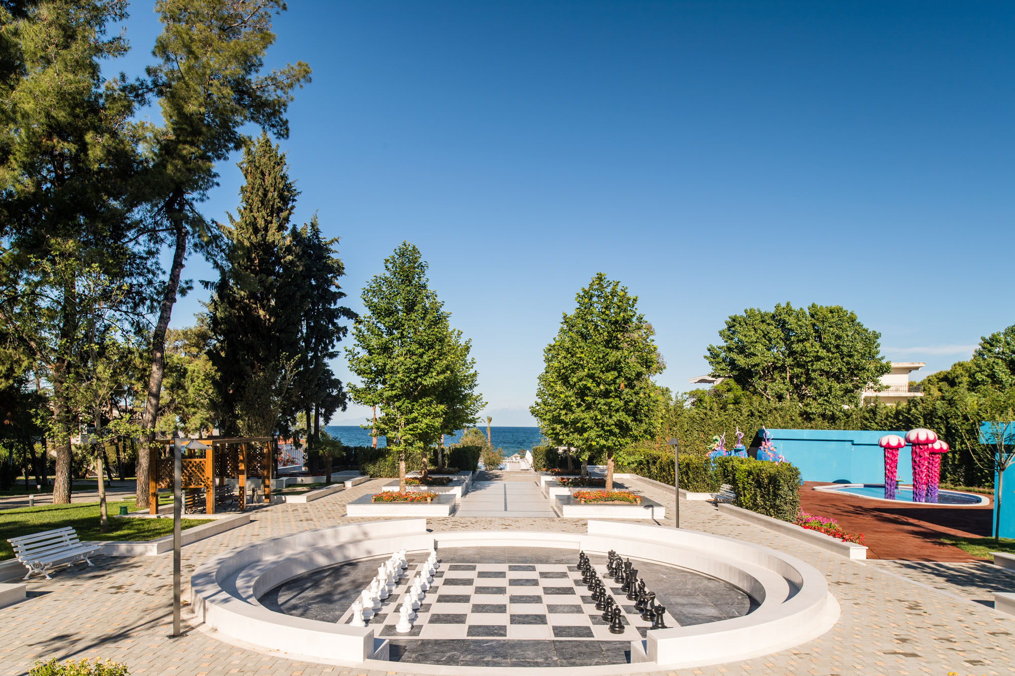 Potidea Palace Hotel-Sah na otvorenom.jpg