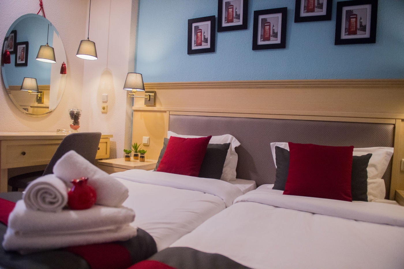 Hotel Sokratis family suite twin beds.jpg