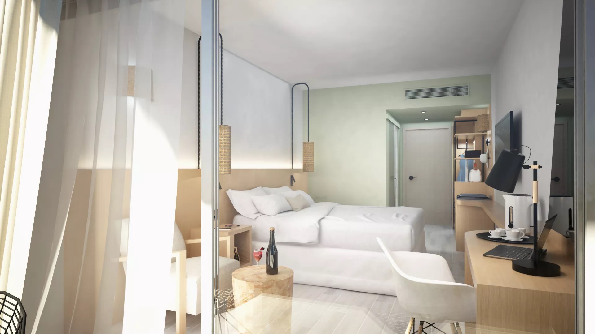 Eleals Boutique Corfu Hotel-Family suite pogled more.jpg