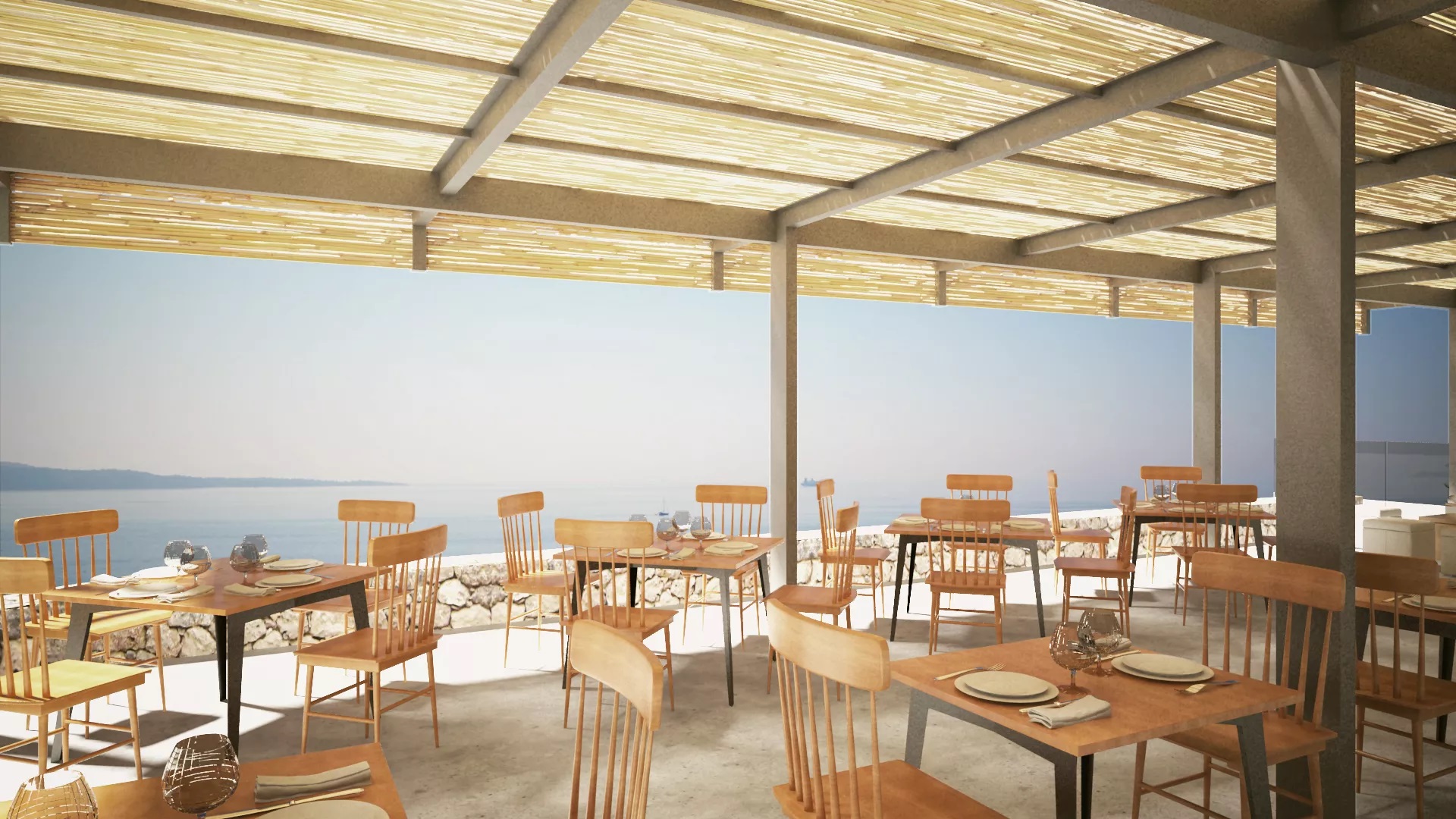 Eleals Boutique Corfu Hotel-Terasa restorana.jpg