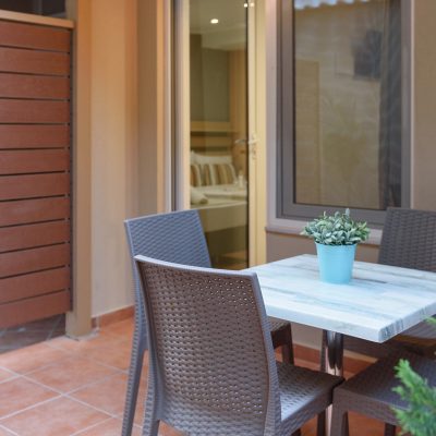 Hotel Ammos Beach family studio ground floor balcony.jpg