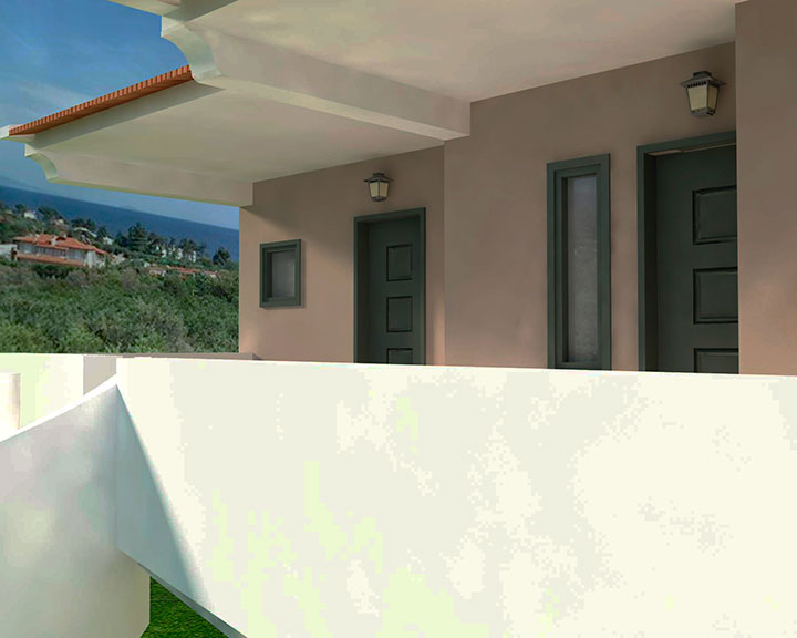 Asteris Village Hotel - Executive apartment - Ulaz preko balkona.jpg