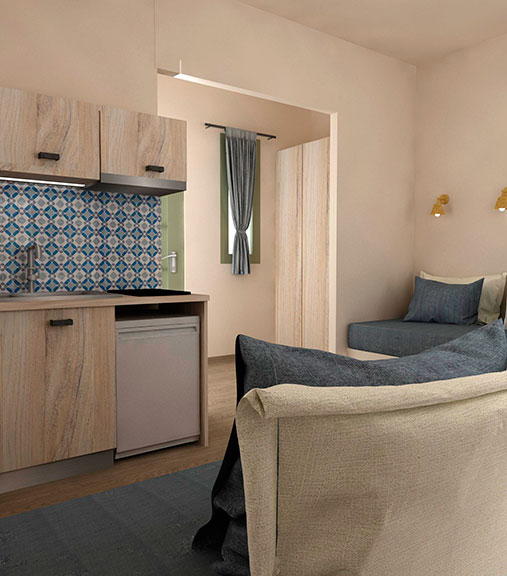 Asteris Village Hotel - Executive apartment - kuhinja.jpg