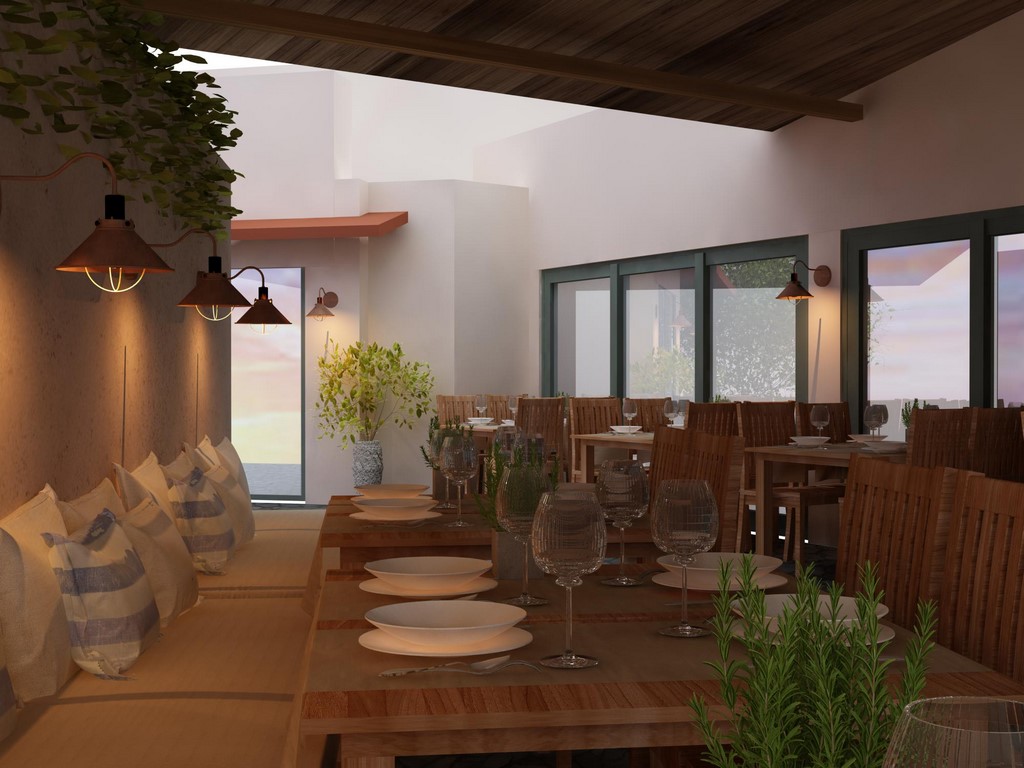 Asteris Village Hotel - Loby bar - detalji na stolu.jpg