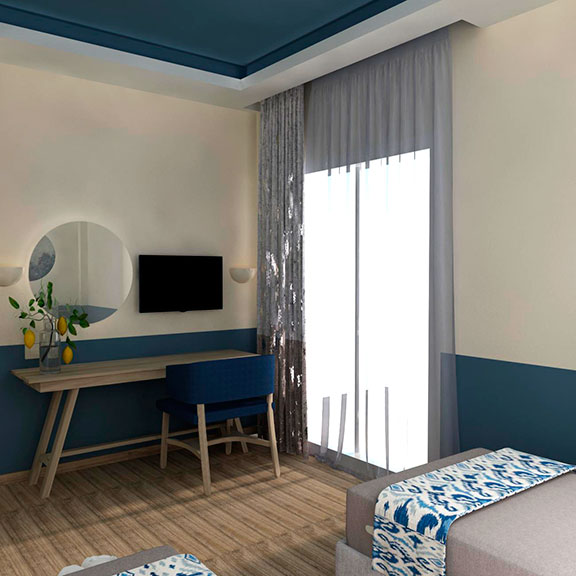 Asteris Village Hotel - Maisonettes - pogled na televizor.jpg