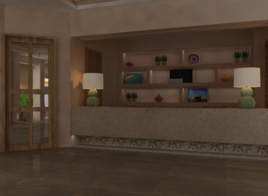 Asteris Village Hotel - Pogled na recepciju.jpg