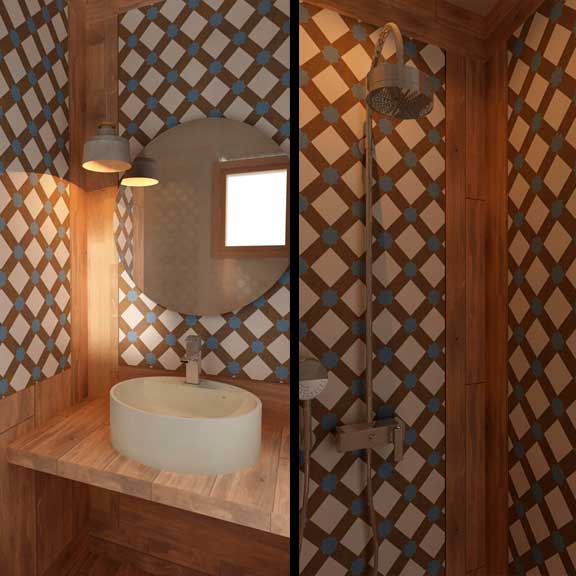 Asteris Village Hotel - economy studio- kupatilo sa tuš kabinom iz drugog ugla.jpg