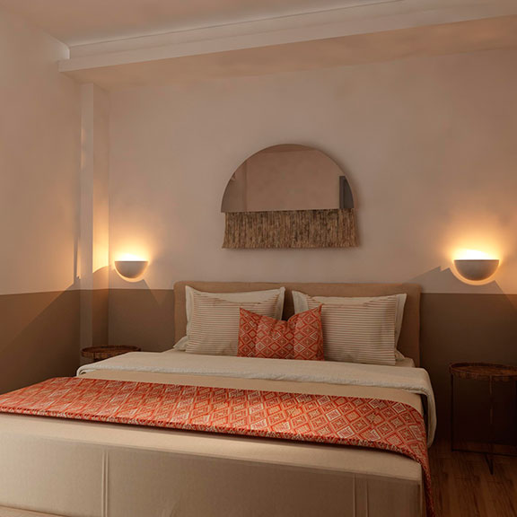 Asteris Village Hotel - studio- bračni krevet iz drugog ugla.jpg