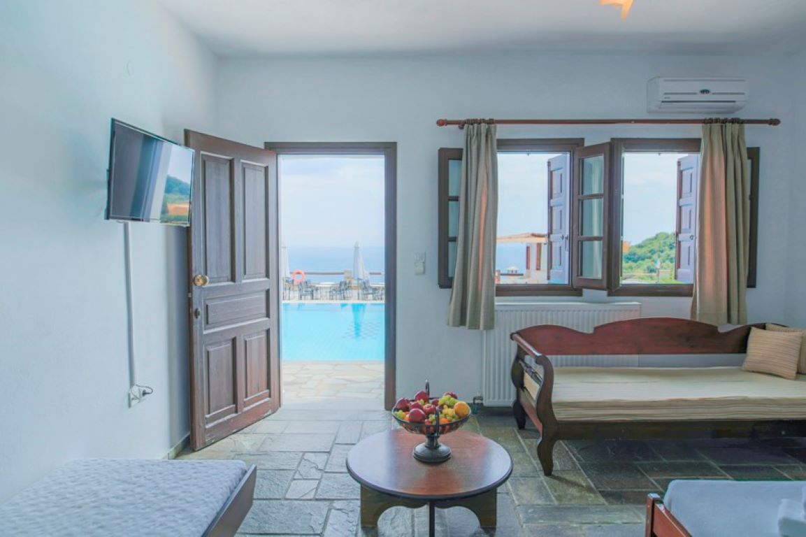 Hotel Pilio Sea Horizon-Standardna soba pogled more.jpg